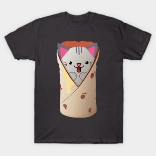 Purr-ito - Prrrito - Purrito - Kitten Wrap T-Shirt